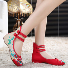 Fashion font b Women b font font b Shoes b font Old Beijing Mary Jane Flats