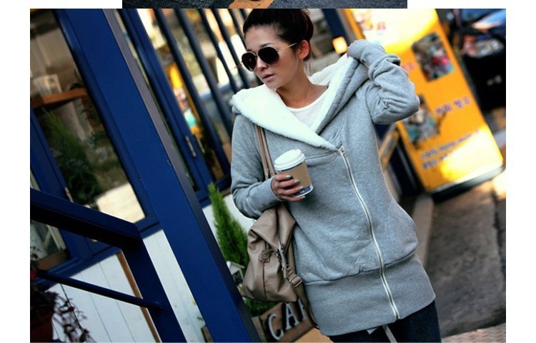 2015 New winter women jacket fashion zipper solid women\'s coat wholesale cheapest outwear casual chaquetas mujer JT99 (8)
