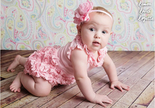 2016 New Fashion Retail Baby Girl Lovely Layered Dobby Rompers With Headwear O-neck Outfits Cotton Coverall Free Shipping