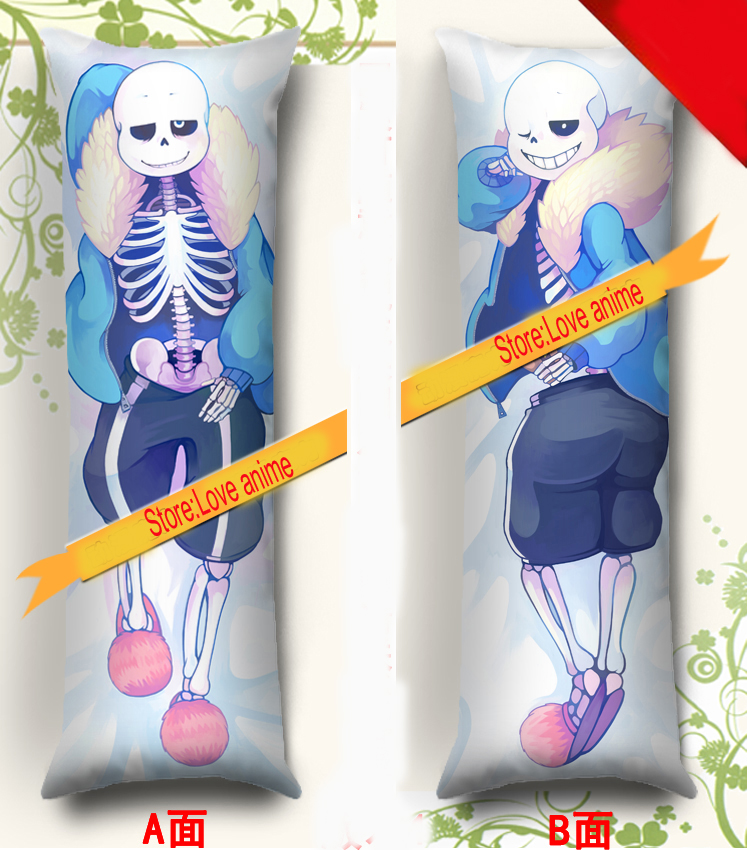 April 2016 update popular game Undertale Characters sans x frisk body Pillowcase Human skeleton