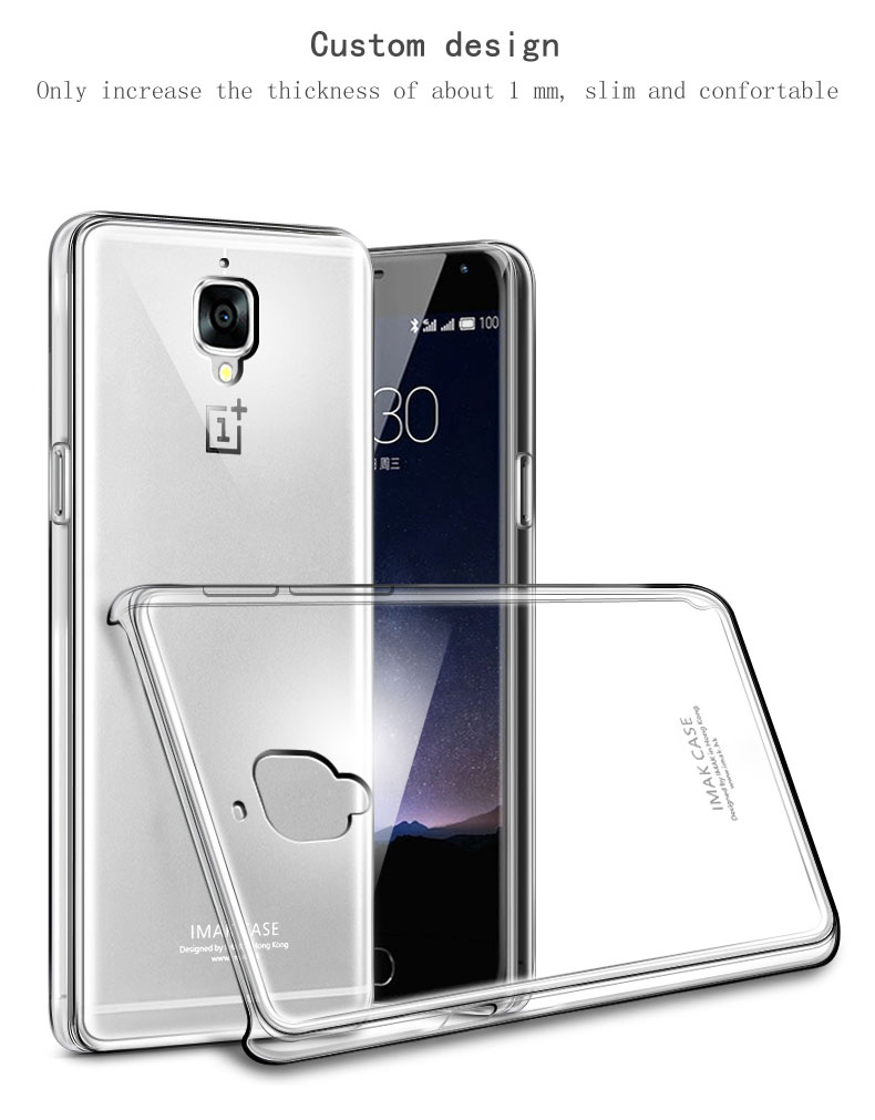 Crystal rondelle original imak for oneplus 3 oneplus3 case clear ... Case mobili di fina