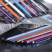 Universal 2in1 Capacitive Touch Screen Stylus pen with Ball Point Pen for Iphone Ipad Tablet PC Samsung Free Shipping