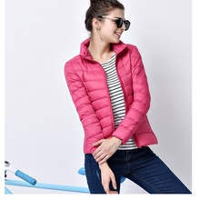 Women Portable Ultra Light And Warm Down Jacket Spring Autumn Packable Lightweight Duck Down Outerwear More Color S-XXXL