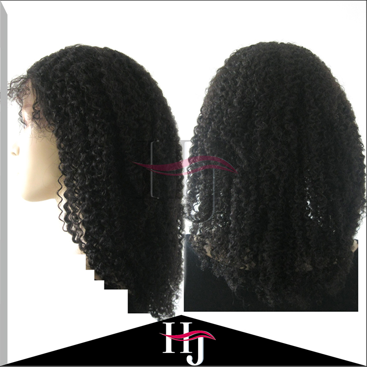 Kinky Curly Baby Hair Lace Front Wig Glueless Full Lace Wigs Brazilian Virgin Hair Full Lace Wig Human Hair For Black Women F69