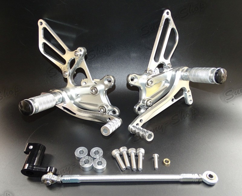 Rearsets for HONDA CBR954RR Type-2 Silver B