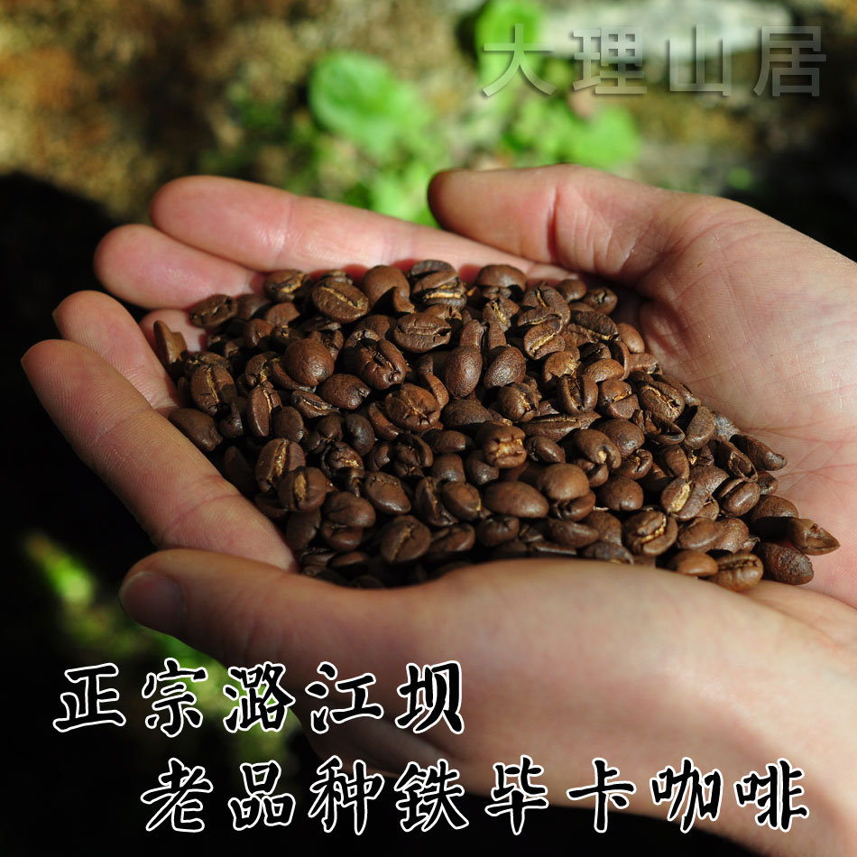 Small type grain coffee cooked beans iron card 500g