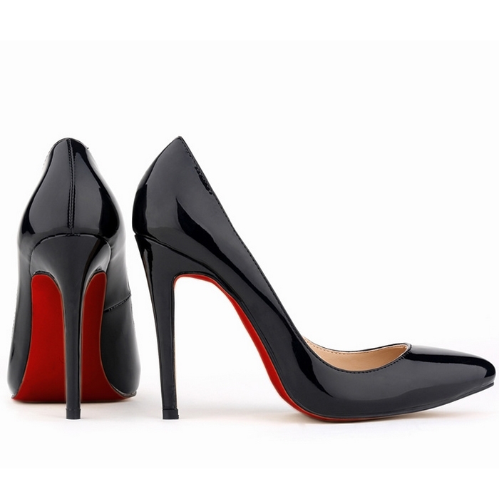 red soled women's high heels