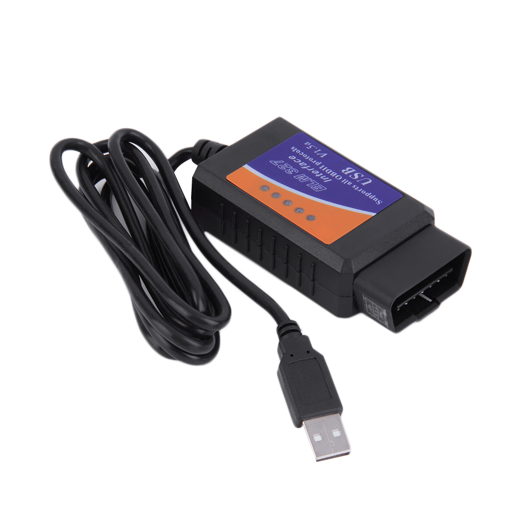 Edfy 2016 ELM327 USB OBD2    ELM 327 V1.5 USB  OBDII CAN-BUS   