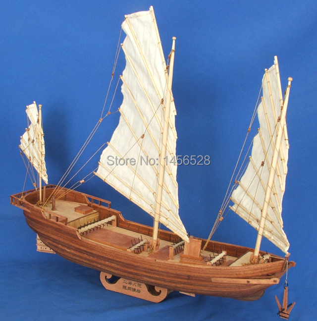 ... boat-model-wood-scale-model1-62-Chinese-sailing-scale-assembly-model