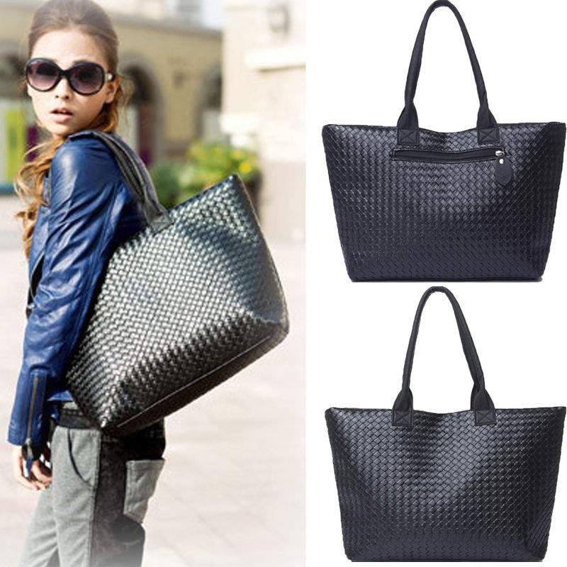 Designer-Women-Celebrity-Handbag-Shoulder-Messenger-Black-Bag-Tote-Satchel-Purse