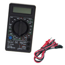 Caliente! LCD Digital del voltímetro del ohmio del amperímetro del multímetro DT830BT AC DC