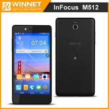Original Infocus M512 4G FDD-LTE MSM8926 Quad Core Cell Phones Android smartphone 5.0” HD IPS 1GB 4GB ROM OTG