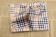 Sunglasses Phone screen cleaning cloth Modal Khaki Spell color Plaid Lens Cloth big size high quality Eyewear Accessories