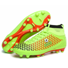 Adult high ankle soccer shoes Fly man football shoes kids boys New superfly soccer cleats boots football trainers Free Shipping
