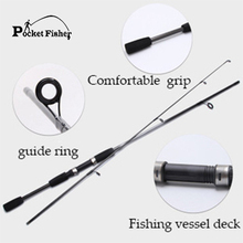 lure rod top grade 1.8m luxury Fiberglass Spinning fishing rod High Quality 2 section fishing pole wholesale Fishing Tackle PF09
