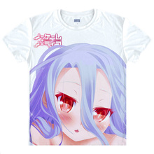No Game No Life T-shirts kawaii Japanese Anime t shirt Manga Shirt Cute Cartoon Sora Shiro Cosplay shirts 40997062138 tee 439