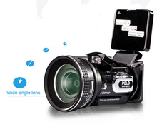 DHL Free Shipping HD9100 HD camcorder 16X telephoto 16MP Wide angle lens macro shots video photo