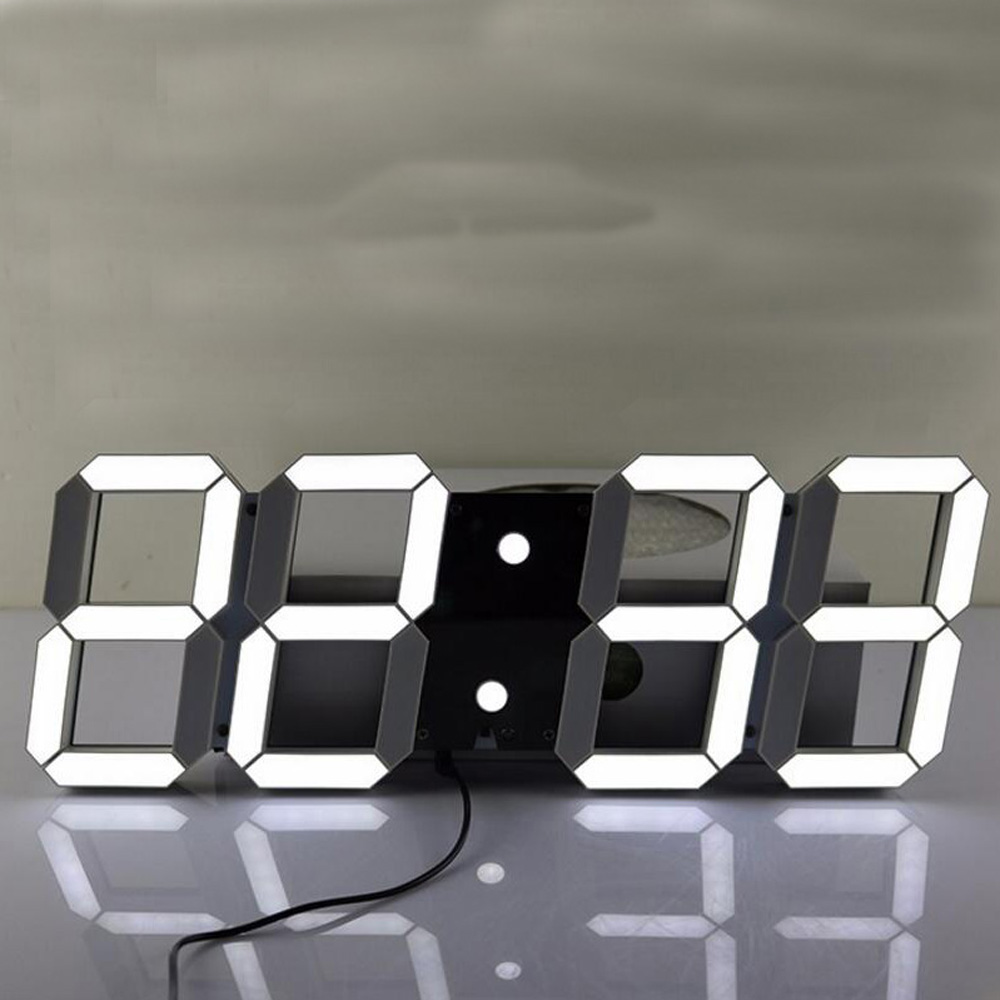 modern digital clock 3d