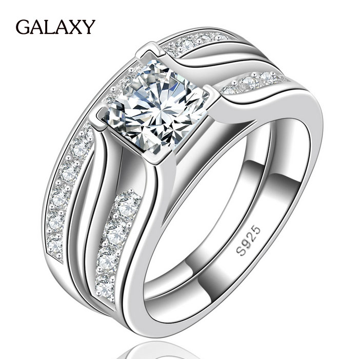 Real silver engagement rings