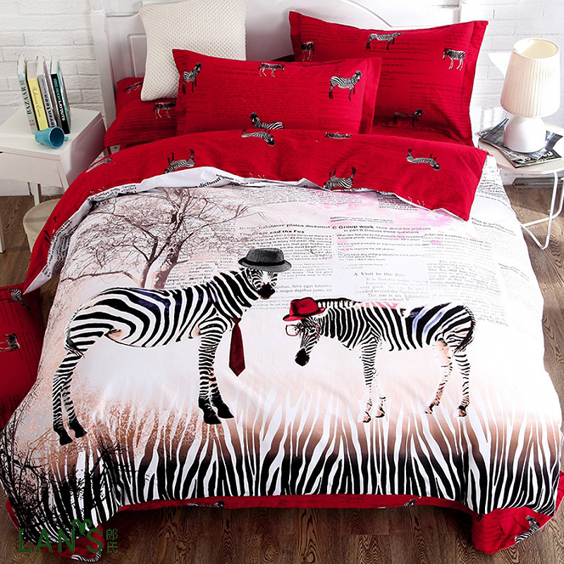 Zebra Print Bedding Promotion-Shop for Promotional Zebra Print Bedding on Aliexpress.com
