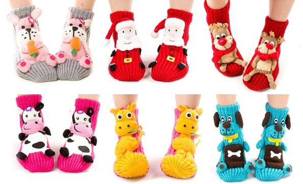 2014-Christmas-gift-women-cartoon-winter-adult-floor-Santa-sock-wool-thickening-slip-resistant-thermal-socks (3)
