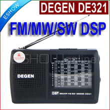 DEGEN DE321 FM Stereo MW SW Radio DSP World Band Receiver A0905A