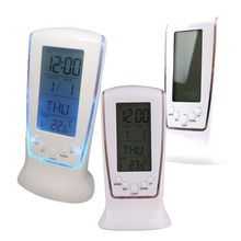 New Arrival LED Digital Home Alarm Clock Multi Functional Clock LED Calendar Thermometer Display Clock with Backlight E5M1