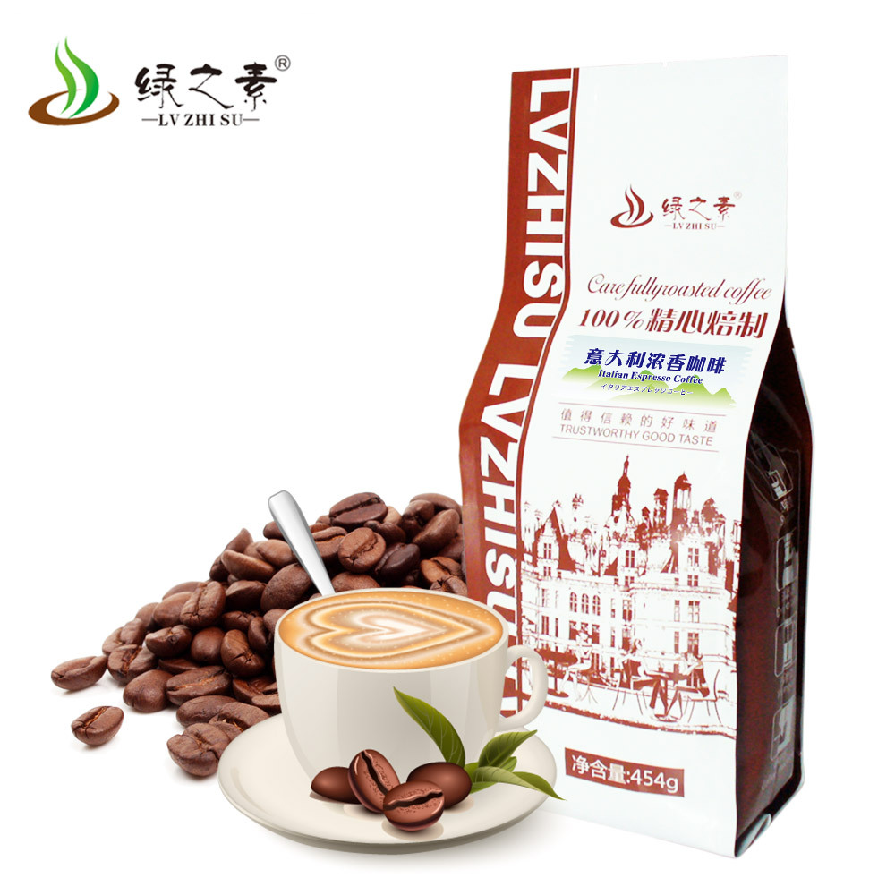 Free Shipping, Italian Espresso Coffee Bean, 454g, 1Lb Bag, Roasted