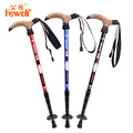 T handle Aluminium Alloy folding cane Or Alpenstock Walking Stick 110CM For Camping