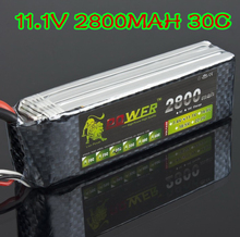 RC Quadcopter Lipo battery 11.1V 2800MAH 30C Newest 1pcs Lion Power With T Deans plug For RC Car helicopter 6 channel align trex