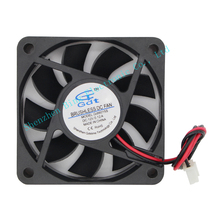 10pcs lot 2 Wire 2 pin 12V 3D Printer Equipment Brushless DC Cooling Fan 6CM 60MM