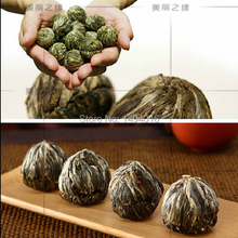 Promotion 10 Pcs Handmade Blooming Flower Tea Chinese Ball Artistic Flowering Tea Gift 100 Natural Flower