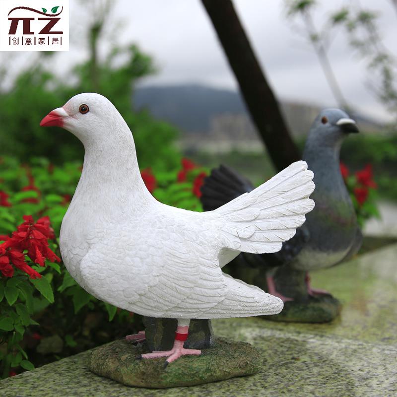 imitation animal sculpture courtyard garden ornaments resin home decorations dove office desktop imitation animal sculpture courtyard garden ornaments resin home decorations dove office desktop