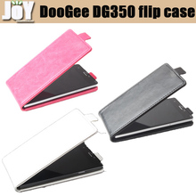 New 2014 Free shipping mobile phone bag PU leather DooGee DG350 Flip case cover mobile phone accessories three colors