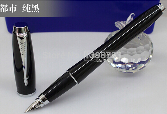 Parker Black and white Fountain Pen city series ink pen calligraphy.Free delivery and gift box series