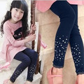 2016 baby girl leggings kids cotton fashion spring autumn baby girls rhinestone leggings collant femme strass