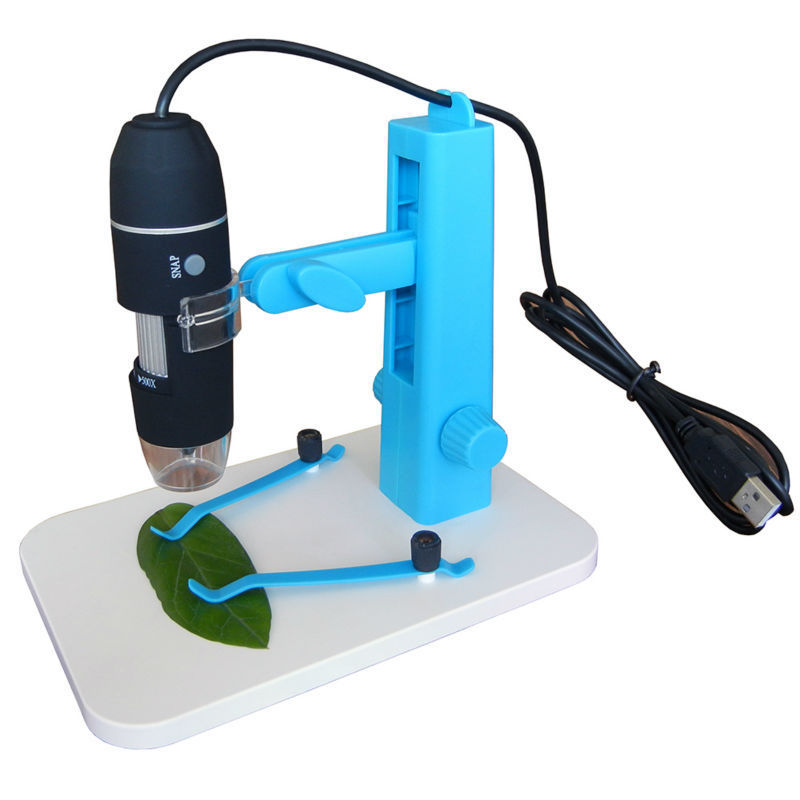 1000x USB Digital Microscope 8 LED Endoscope with Measurement Software +White Board Lifting