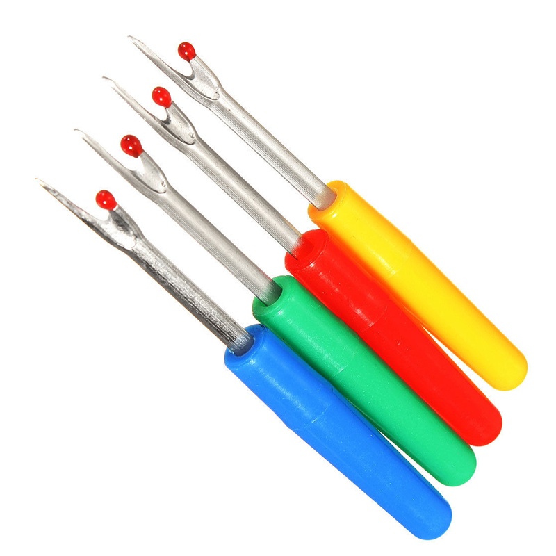 5pcs Plastic Seam Ripper Stitch Picker Unpicker Thread Cutter Sewing