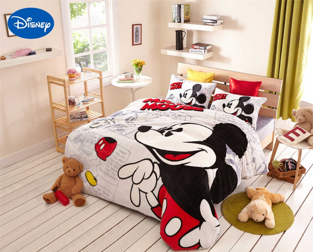 Online kopen wholesale full bedspread mickey uit china full ...