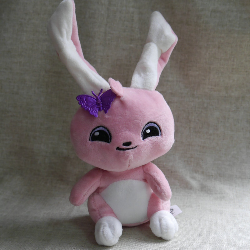 pink stuffed bunny rabbit