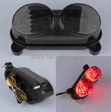Smoke Tail Light Integrated LED Turn Signals For Kawasaki ZR7S ZX6R ZX9R ZX900 ZZR600