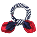 Essential Hot Satin Silk Square Scarf Women Fashion Four Seasons Occupation Stripe Silk Satin Scarves