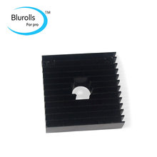 3D printer accessory DIY aluminium alloy cooling fin HEAT SINK 40mm*40mm*11mm centre hole 10.3mm top quality free shipping