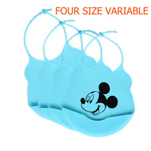 2015 new design Baby bibs waterproof silicone feeding baby saliva towel wholesale newborn cartoon waterproof aprons