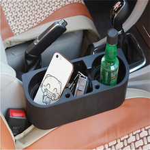 2016 New Fashion Multifunction Car Cup Holder Double Cup Position Holder car Drink Holder Car Seat Gap Storage Box