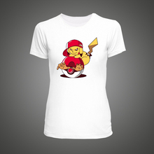 2016 summer Women T Shirt Pokemon Pikachu Goes Crazy anime Cartoon T-shirt Printed White Fitness Funny Hipster tee shirt homme