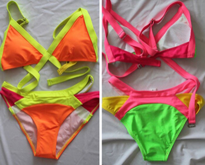 New 2015 Bikinis Women Sexy Women\'s Bikini Set Push-up Padded Bra Swimsuit Bathing Suit Swimwear (17)