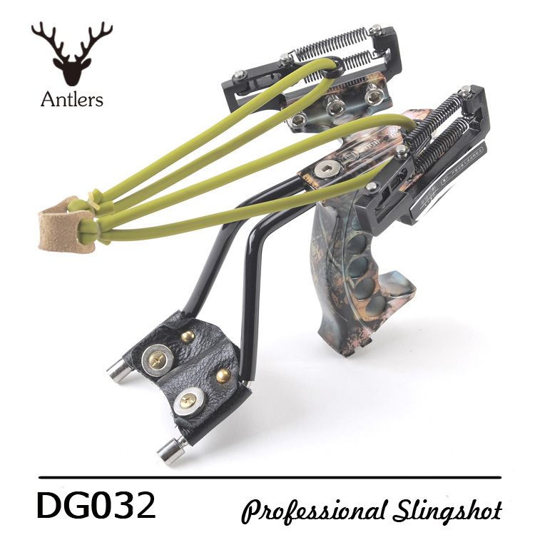 Antlers Slingshot Hunting Powerful Catapult Camouflage Military Super Powerful Wrist tirachinas caza for Outdoor Hunting
