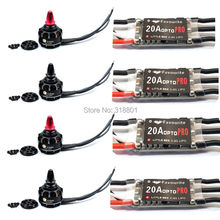 4 х Le Todar 2204 2300KV Двигателя и 4 х FVT LittleBee 20A PRO ESC ДЛЯ Multi Quad