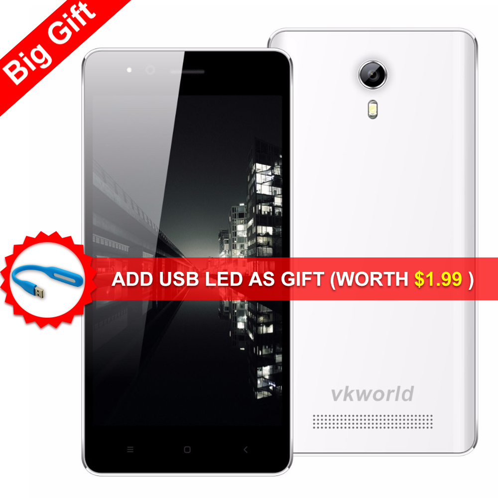 Free Gift Led Original VKWORLD F1 Smart phone 4 5 inch Android 5 1 MTK6580 Quad